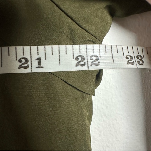 Free People Olive Green Relaxed Fit Windswept Jacket Size XS slouchy oversized - Picture 13 of 14